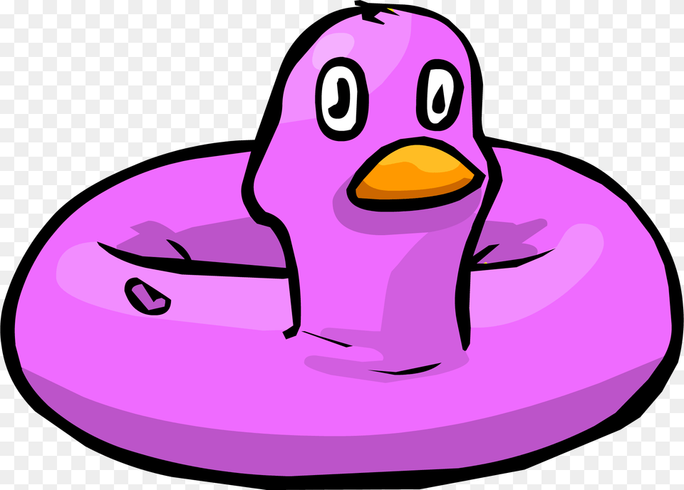 Club Penguin Rewritten Wiki Club Penguin Duck, Purple, Food, Sweets, Inflatable Png