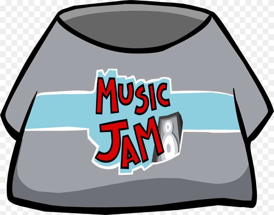 Club Penguin Rewritten Wiki Club Penguin Music Jam Shirt, Clothing, T-shirt, First Aid Free Png Download