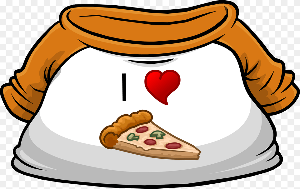 Club Penguin Rewritten Wiki Club Penguin Pizza T Shirt, Cream, Dessert, Food, Ice Cream Free Png