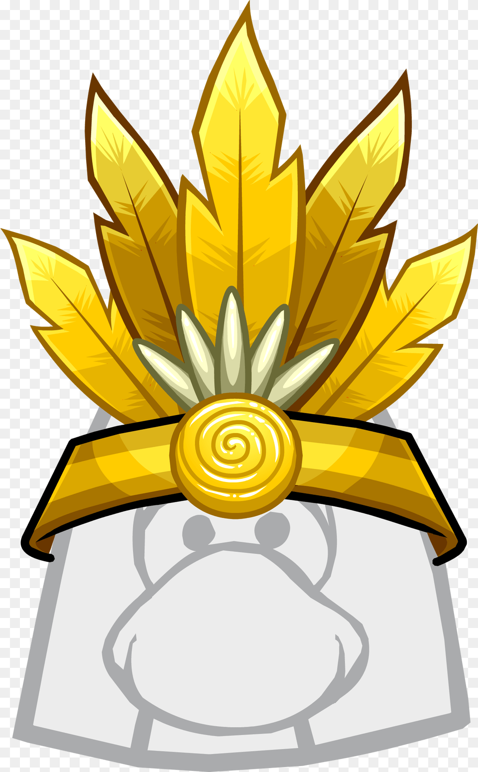 Club Penguin Rewritten Wiki Club Penguin With Hair, Gold, Accessories, Jewelry, Crown Free Transparent Png