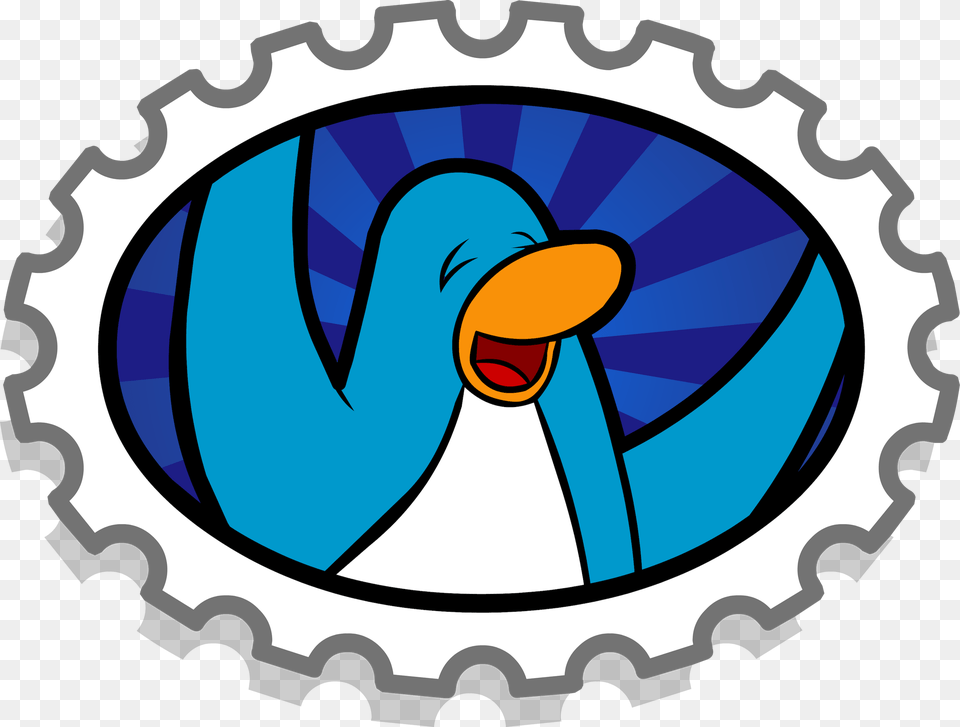 Club Penguin Rewritten Wiki Extreme Stamp Club Penguin, Logo, Animal, Bird, Jay Free Png