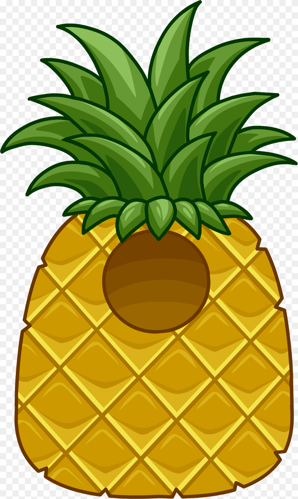 Club Penguin Rewritten Wiki Fruit Costumes Club Penguin, Food, Pineapple, Plant, Produce Png Image