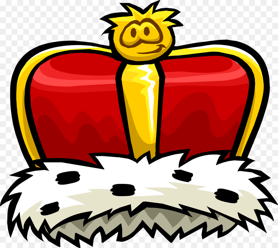Club Penguin Rewritten Wiki Kings Crown Cartoon Transparent, Logo, Emblem, Symbol, Hockey Png