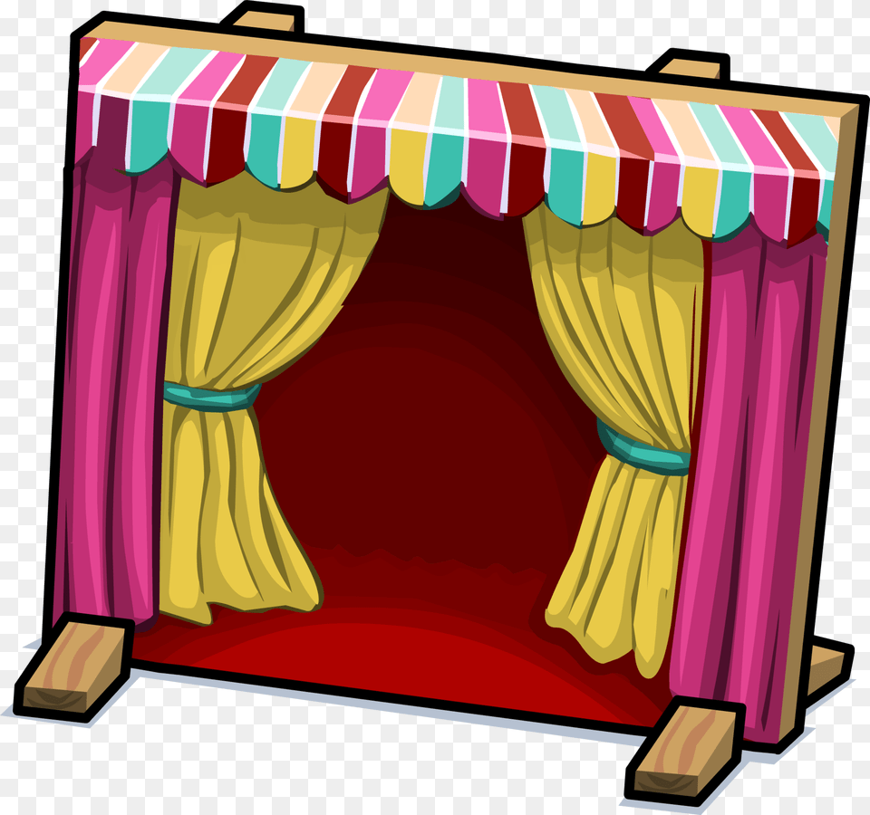 Club Penguin Rewritten Wiki Stage Is Empty, Indoors, Theater Free Png