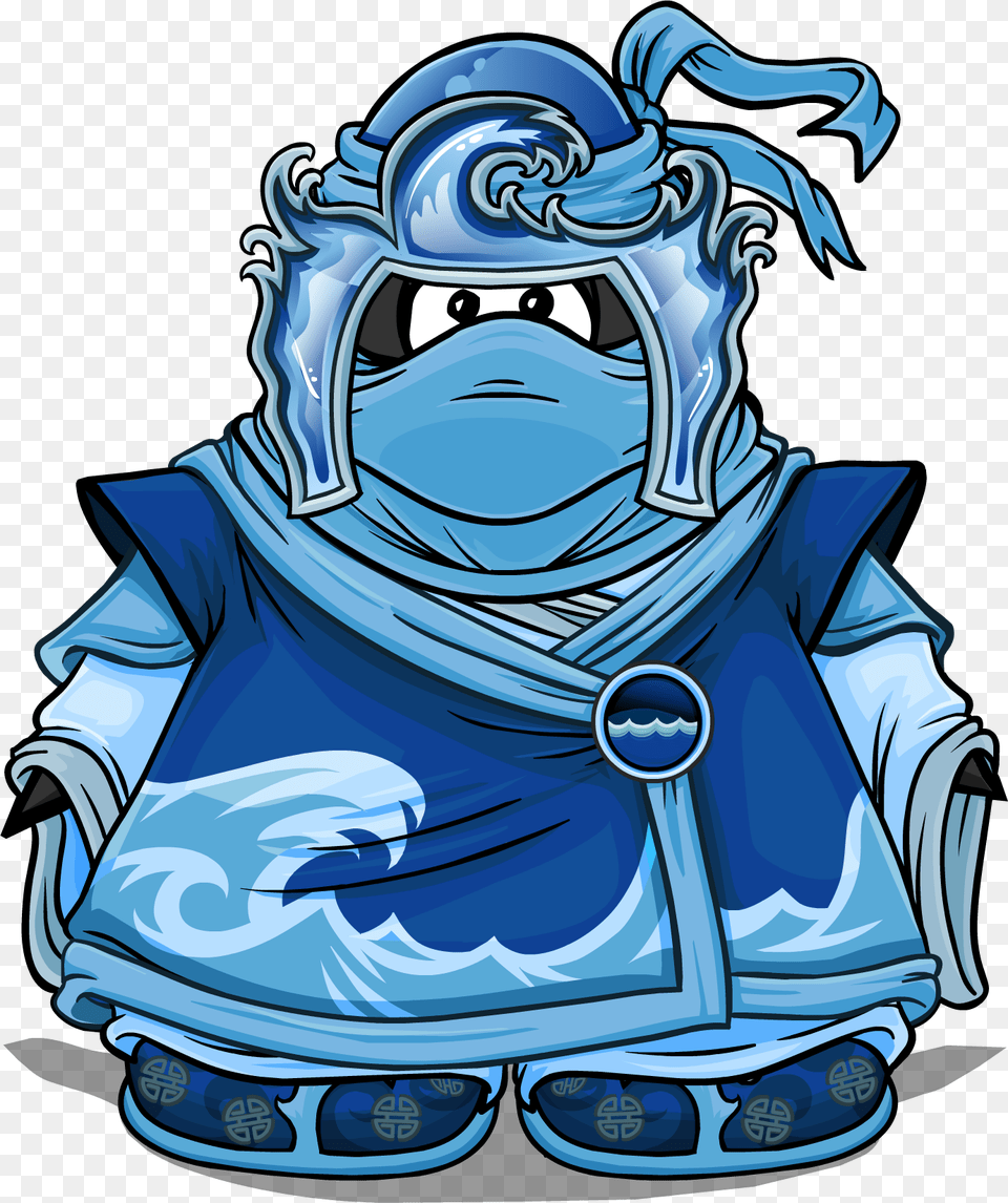 Club Penguin Water Ninja Suit, Art, Device, Grass, Lawn Free Png