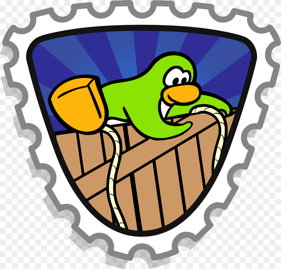 Club Penguin Wiki Celebration Stamp Club Penguin, Bulldozer, Machine Free Png Download