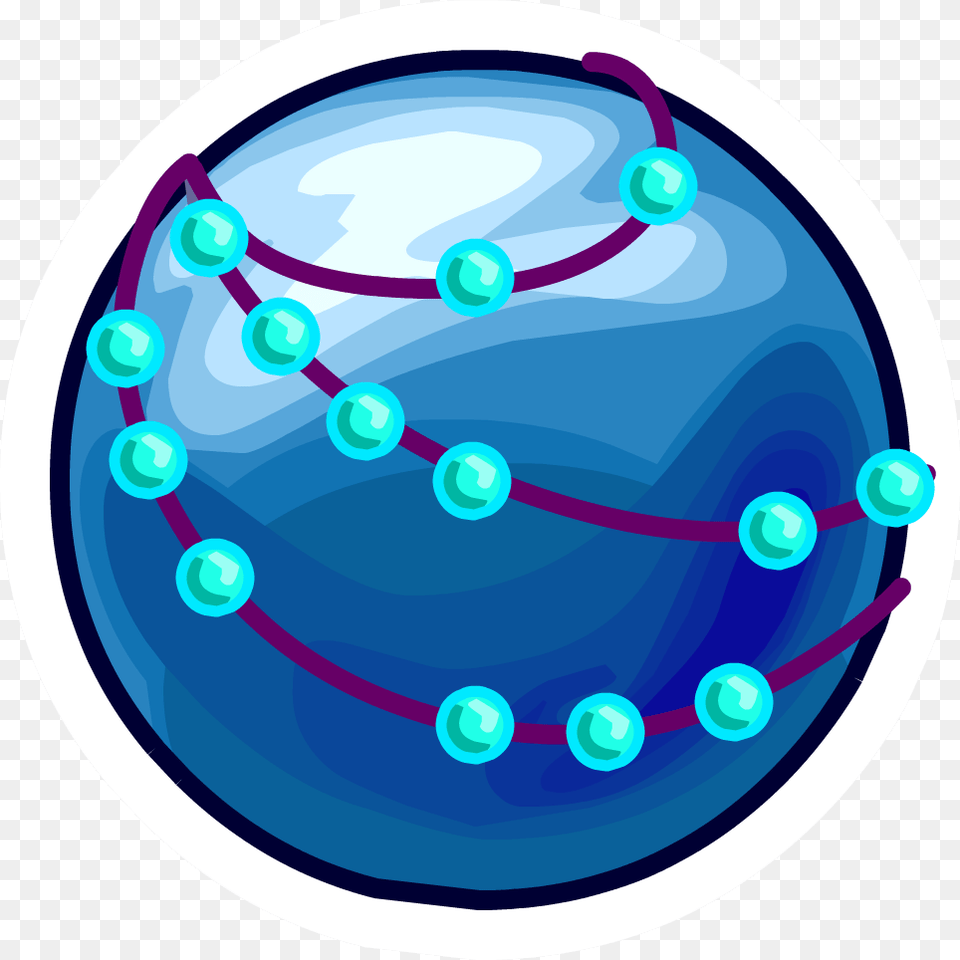 Club Penguin Wiki Club Penguin Blue Ball Id, Sphere, Accessories, Bead, Disk Free Png