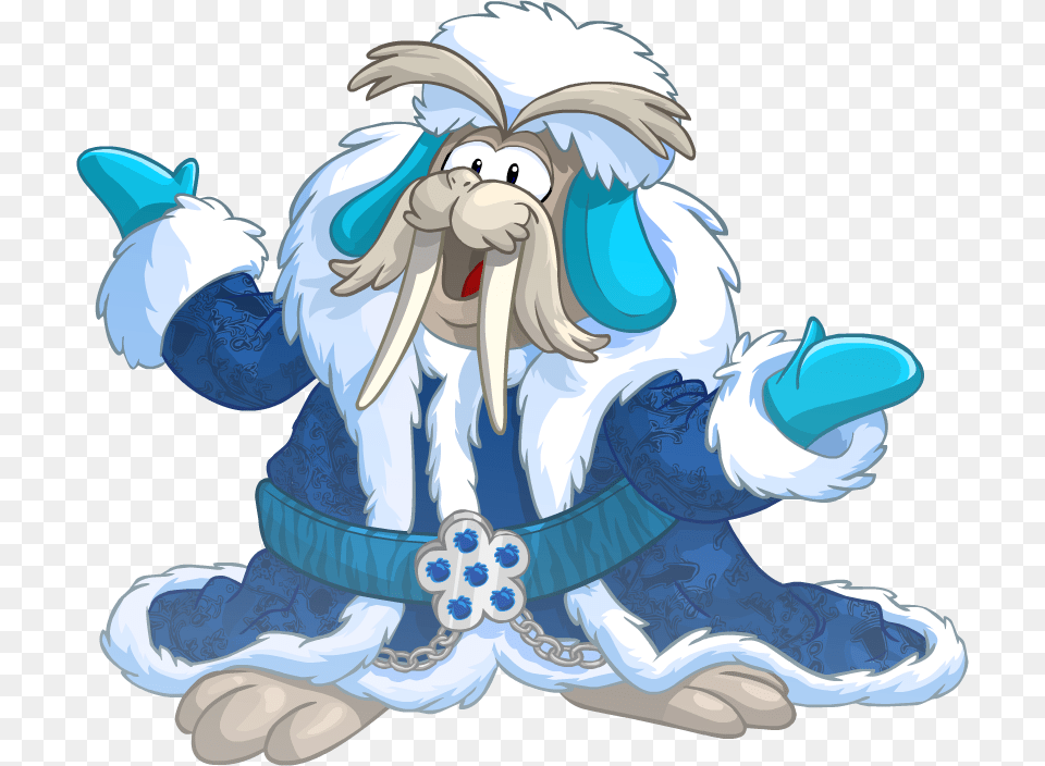 Club Penguin Wiki Club Penguin Merry Walrus, Book, Comics, Publication, Angel Free Png