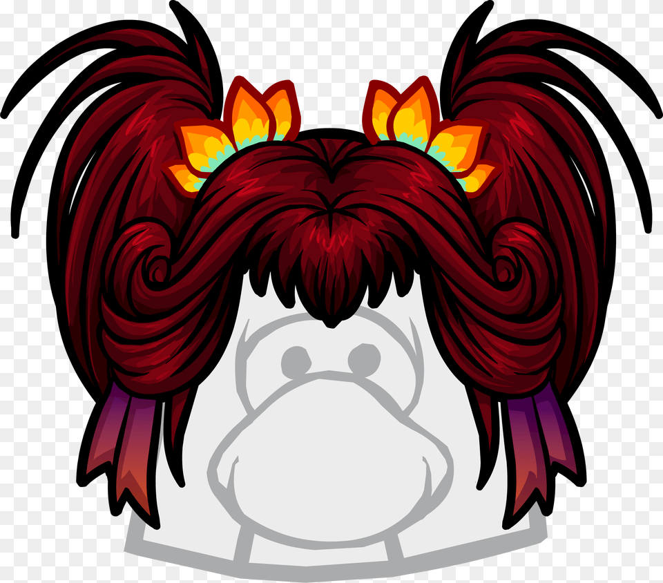 Club Penguin Wiki Club Penguin Side Ponytail, Book, Comics, Publication, Art Png Image