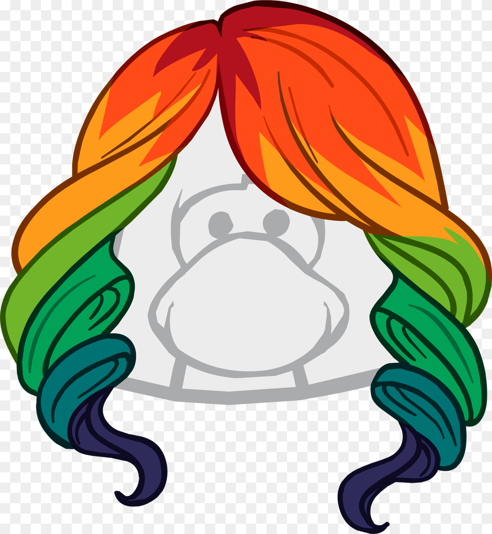 Club Penguin Wiki Club Penguin With Hair, Portrait, Photography, Person, Face Free Png