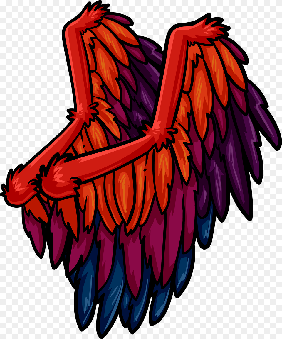 Club Penguin Wiki Phoenix Wings Cp, Adult, Female, Person, Woman Free Png Download