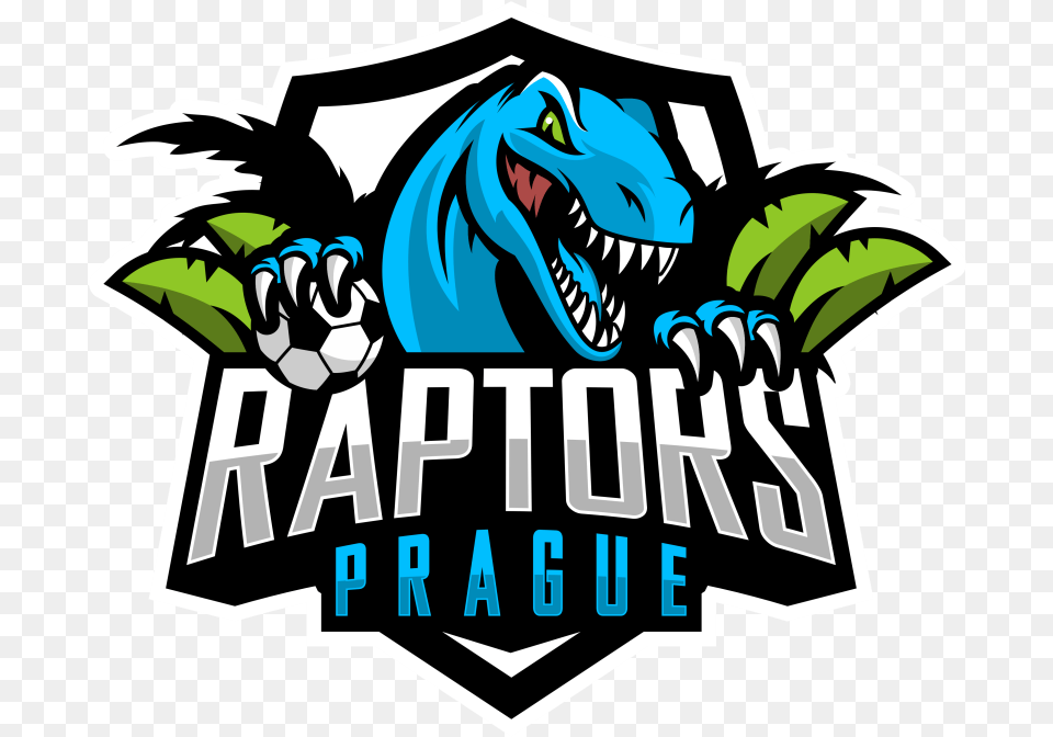 Club Prague Football Green Logo Raptors Graphic Design Free Png Download