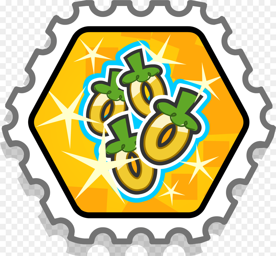 Club Puffle Rewritten Wiki Club Penguin Pizzatron 3000 Stamps Easy, Sticker, Symbol, Text Free Png