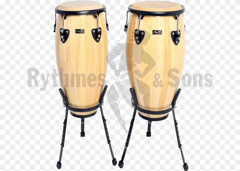 Club Salsa Pair Of Natural Wooden Congas Timbales Salsa, Drum, Musical Instrument, Percussion, Conga Png Image
