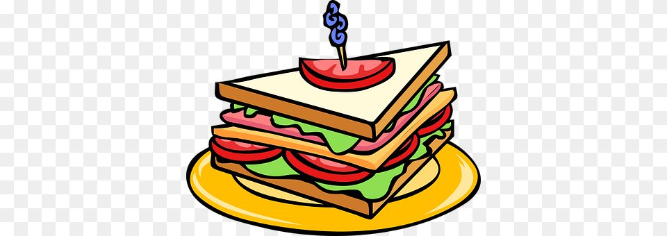 Club Sandwich Birthday Cake, Meal, Lunch, Food Free Png