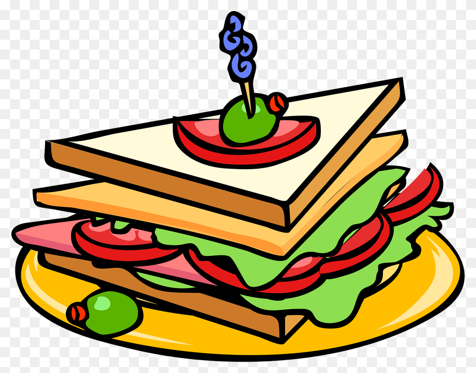 Club Sandwich Clipart, Food, Lunch, Meal, Book Free Png