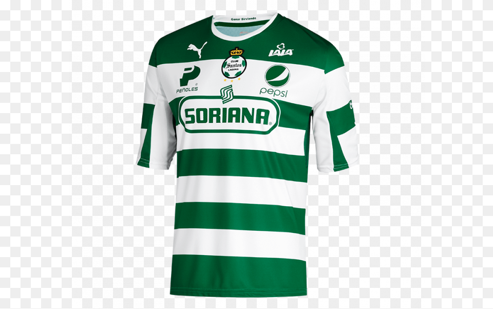 Club Santos Laguna Home Soccer Jersey Sports Jersey, Clothing, Shirt, T-shirt Free Png Download