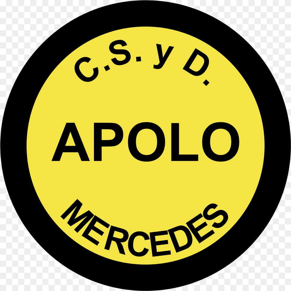 Club Social Y Deportivo Apolo De Club Apolo Mercedes, Logo, Badge, Symbol, Disk Png Image