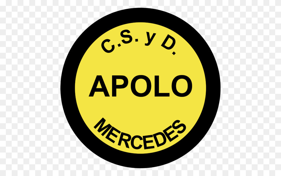 Club Social Y Deportivo Apolo De Mercedes Logo Transparent, Badge, Symbol, Bus Stop, Outdoors Free Png