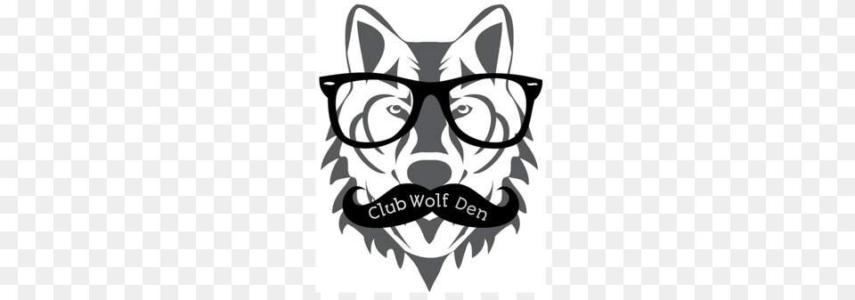 Club Wolf Den, Stencil, Face, Head, Person Free Png Download
