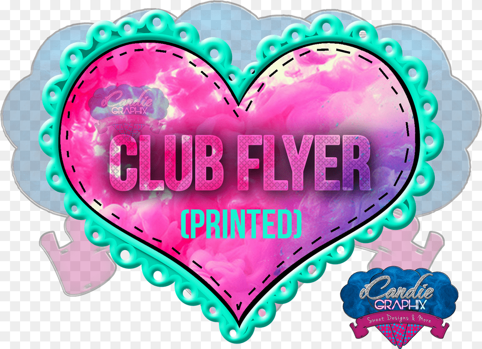 Clubflyers Original Heart, Purple Free Png Download