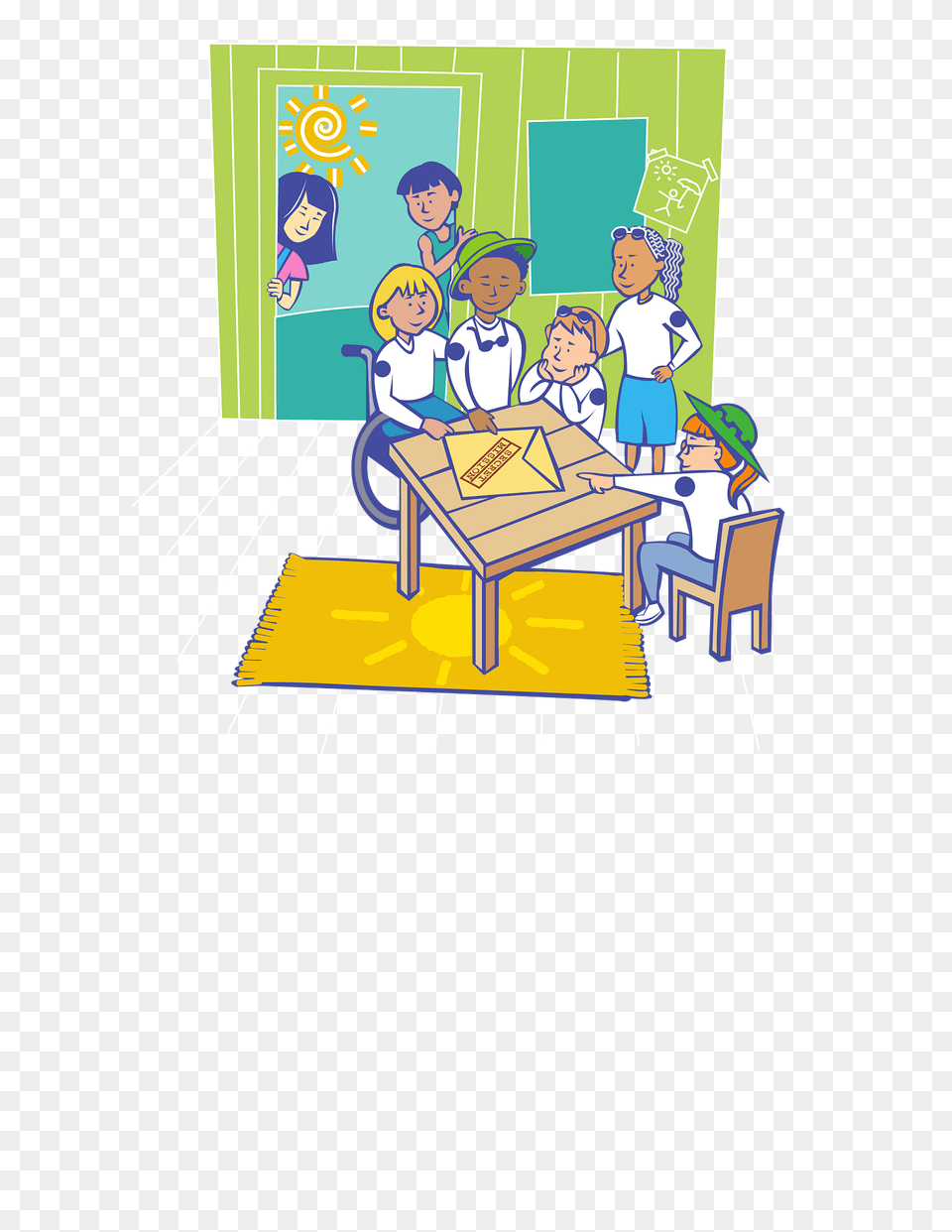 Clubhouse Clipart, Book, Publication, People, Person Png Image