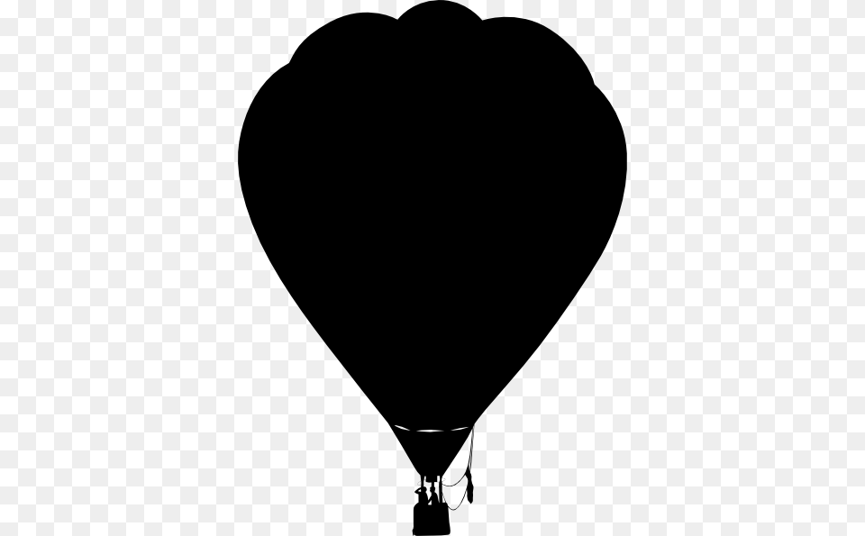 Clue Hot Air Balloon Outline Silhouette Clip Art Vector, Aircraft, Vehicle, Transportation, Hot Air Balloon Png Image