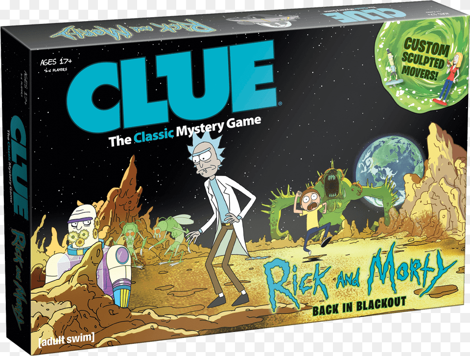 Clue Rick And Morty, Book, Comics, Publication, Person Free Png