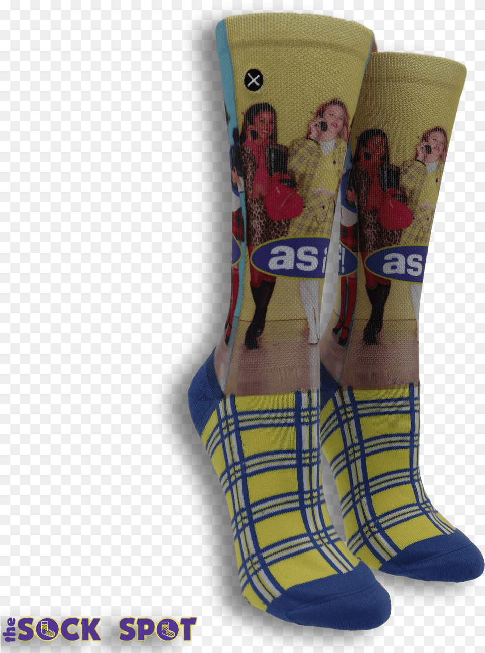 Clueless As If Women S Socks By Odd Sox Sock, Person, Adult, Clothing, Female Free Png