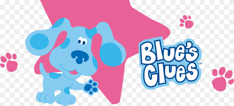 Clues Clip And Text Pink Background Clipart Blues Clues, Art, Graphics Png Image