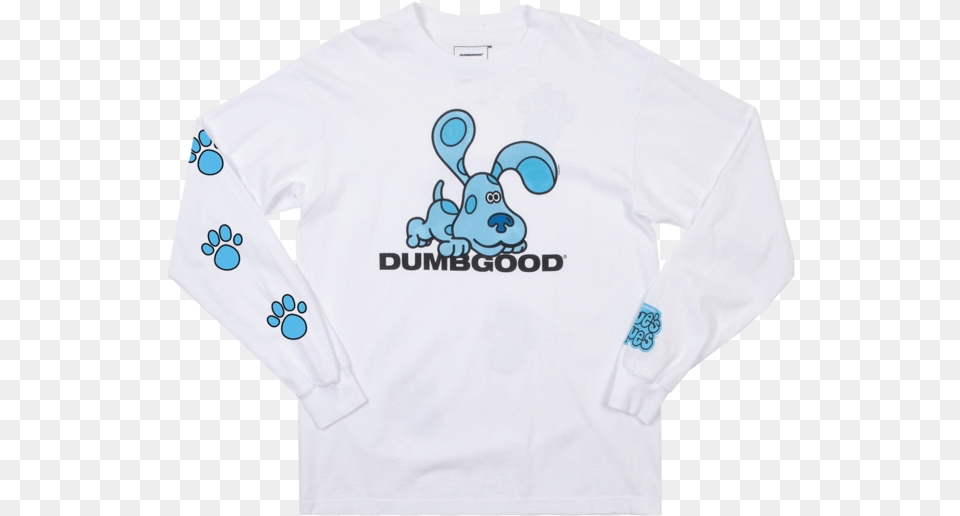 Clues Hereu0027s The Mail White Long Sleeveu2013 Dumbgood Long Sleeve, Clothing, Long Sleeve, Shirt, T-shirt Png