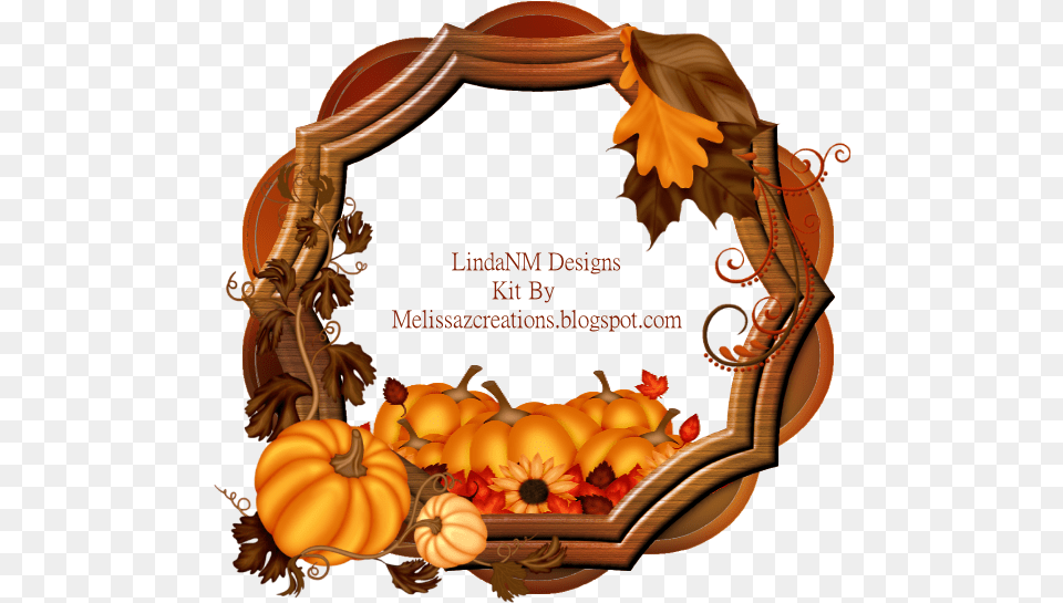 Cluster Frame Happy Fall Thanksgiving, Vegetable, Food, Pumpkin, Produce Free Transparent Png