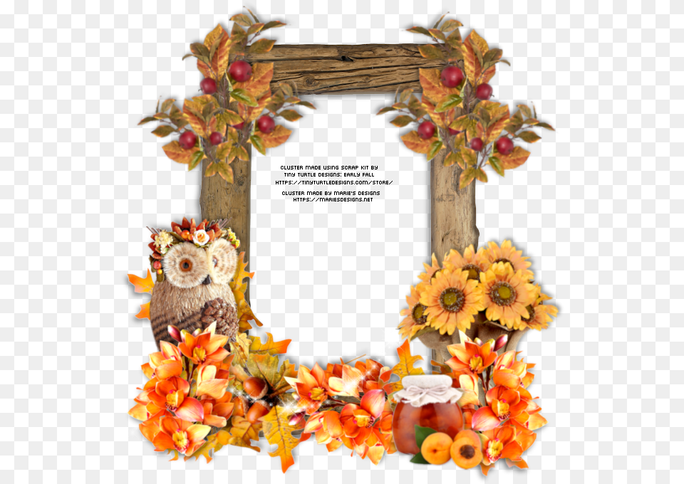 Cluster Frames U2013 Maries Designs Autumn Cluster, Flower, Flower Arrangement, Plant, Animal Png Image