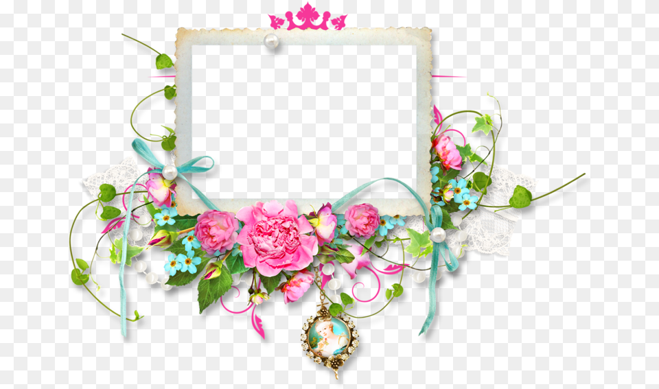 Cluster Rose Clipart Round Frame Flower, Plant, Flower Arrangement, Flower Bouquet, Art Free Transparent Png