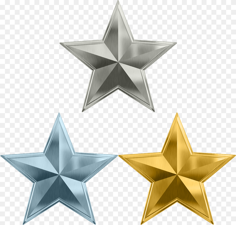 Cluster Star Metal Gold Transparent Hq Clipart 3 Out Of 5 Stars, Star Symbol, Symbol Free Png