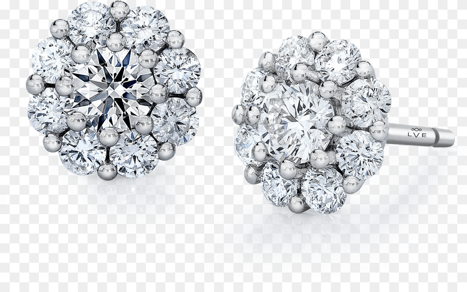 Cluster Stud Diamond Earrings Download Diamond Earrings Background, Accessories, Earring, Gemstone, Jewelry Free Transparent Png