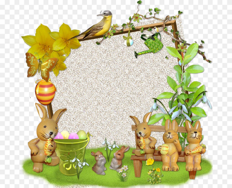 Clusterfairyeaster Easter Cluster, Plant, Potted Plant, Flower, Animal Png Image