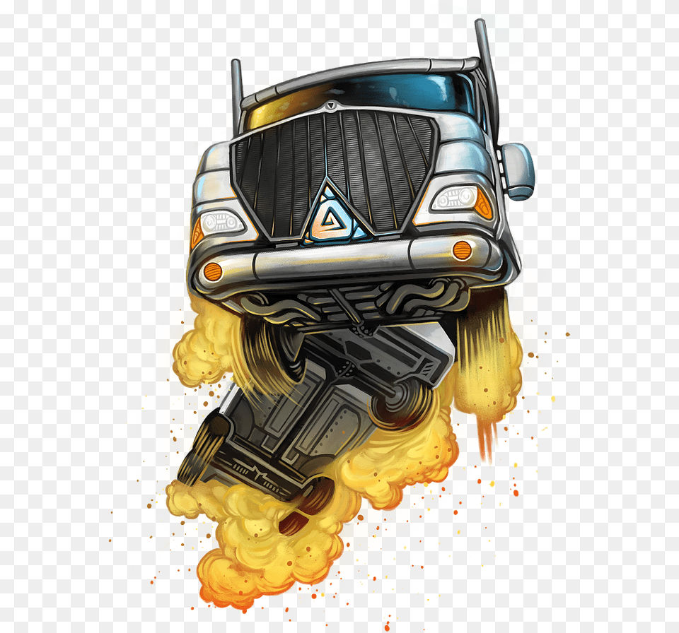 Clustertruck Is A Reminder That A Simple Core Experience Clustertruck Transparent, Art, Graphics, Car, Transportation Png