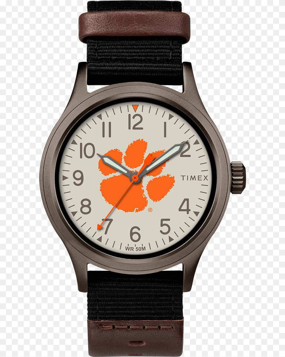 Clutch Clemson Tigers Large Clemson, Arm, Body Part, Person, Wristwatch Free Transparent Png