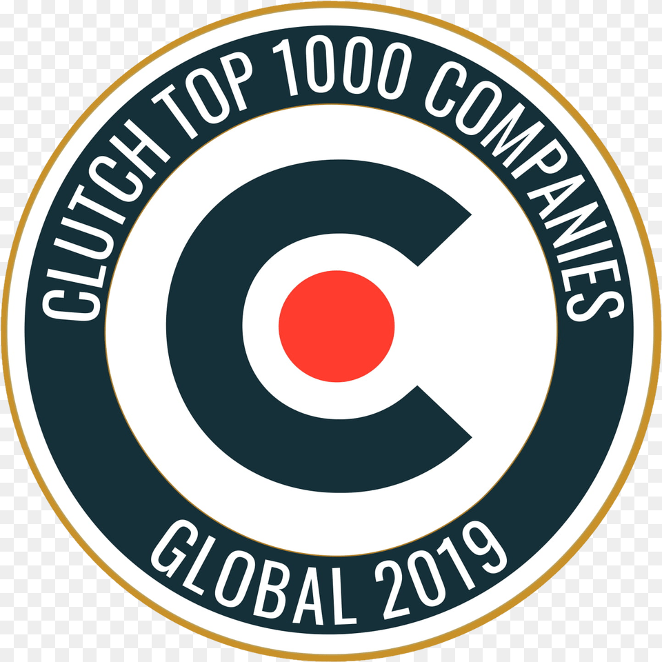 Clutch Clutch Top 1000 Companies 2019, Logo, Disk, Emblem, Symbol Free Png