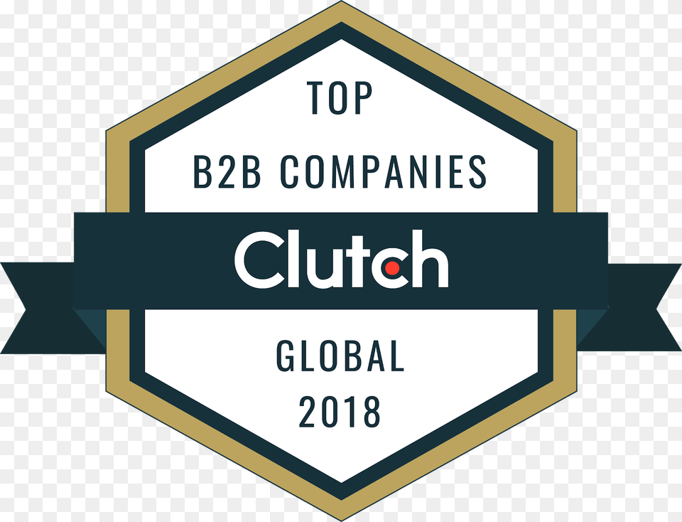 Clutch Global Top B2b Companies Clutch Global 2018, Sign, Symbol, Scoreboard, Road Sign Free Transparent Png