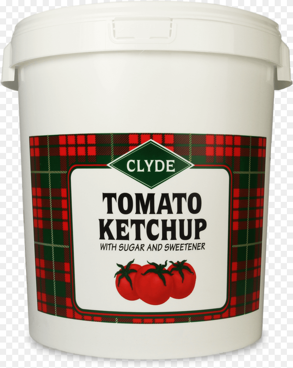 Clyde Tomato Ketchup 20kg Bucket 20kg Ketchup, Dessert, Food, Yogurt, Tartan Free Png Download