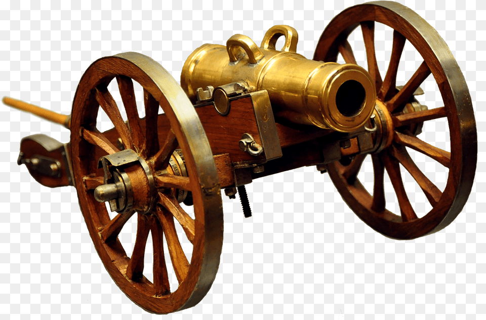 Cm Bronze Mortar Cannon, Weapon, Machine, Wheel Free Png Download