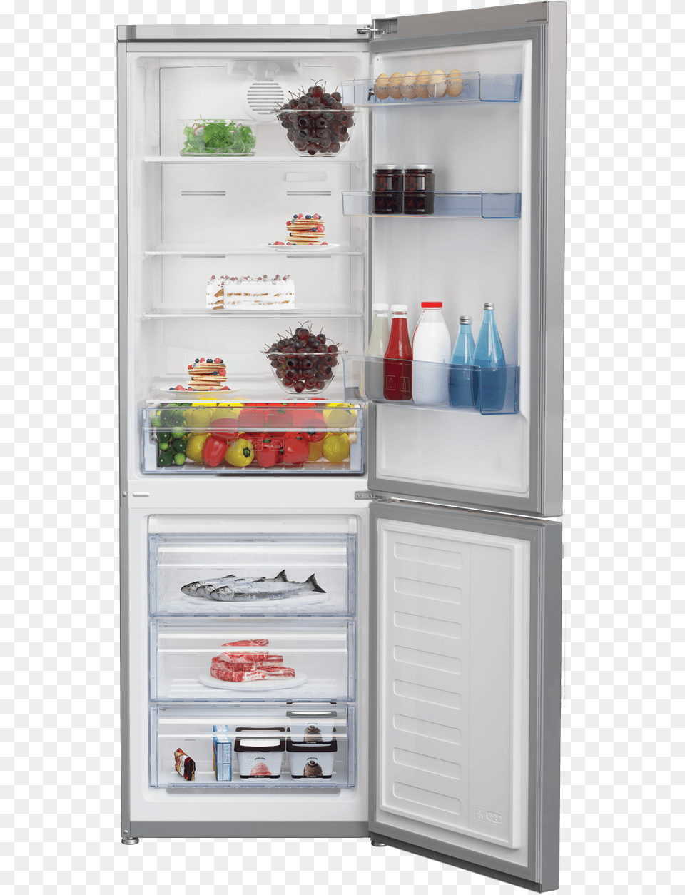 Cm No Frost Freezer Bottom Fridge Freezer, Appliance, Device, Electrical Device, Refrigerator Png Image