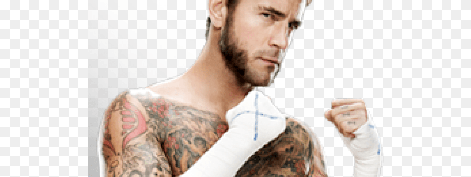Cm Punk, Tattoo, Skin, Person, Arm Free Png Download