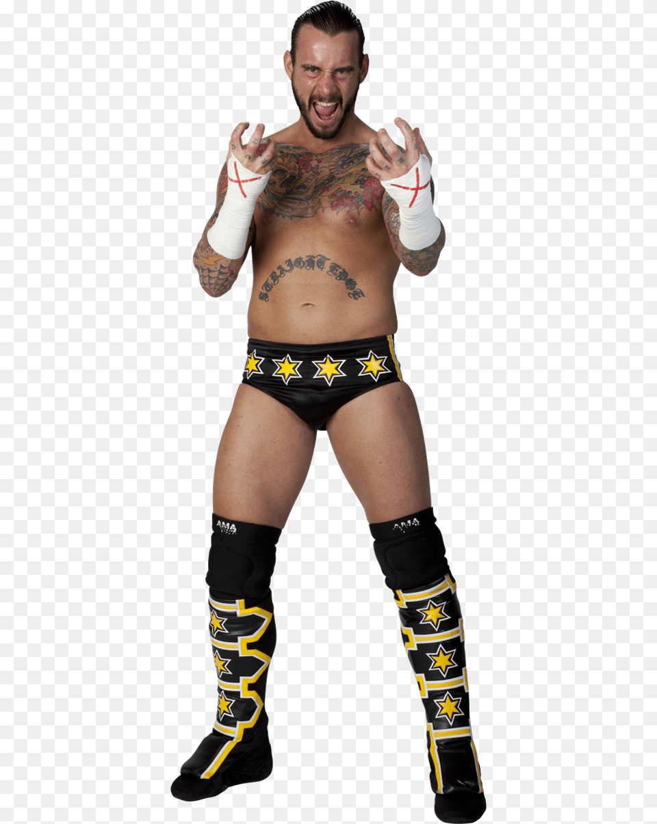 Cm Punk Cm Punk Wwe Champion 2014, Tattoo, Skin, Person, Man Free Transparent Png