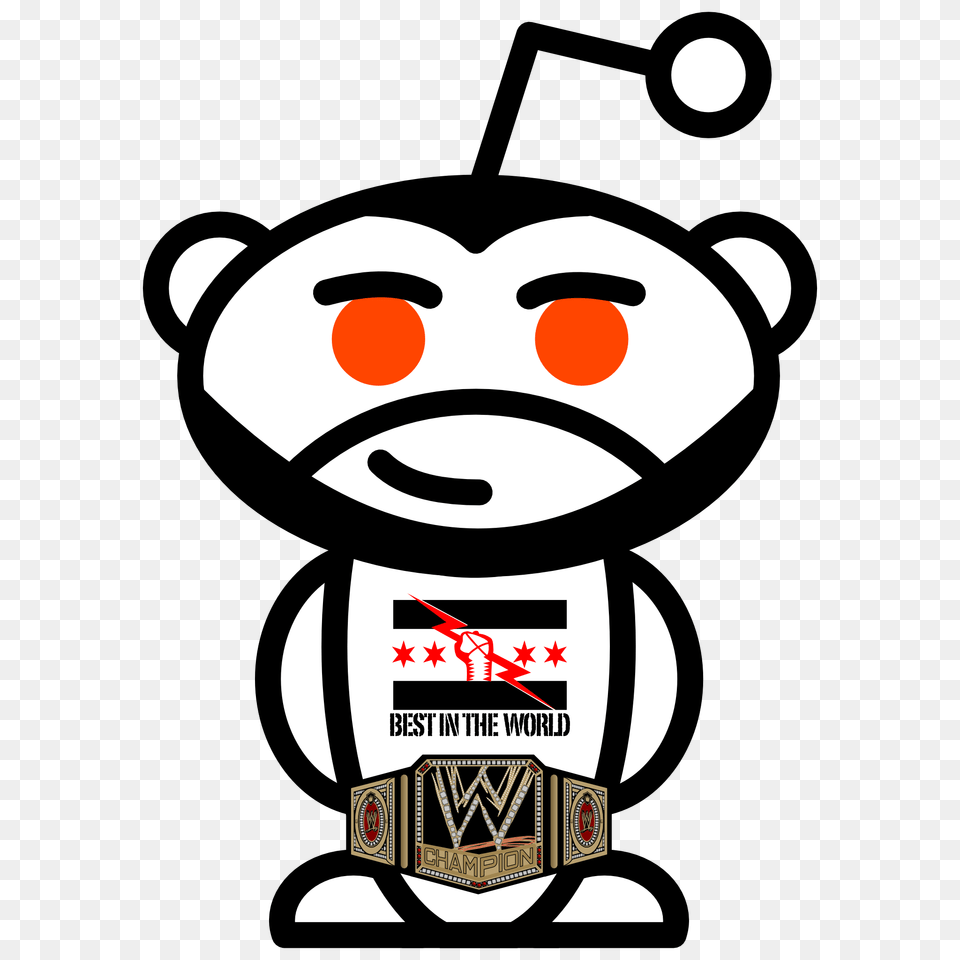 Cm Punk Reddit Logo Made For Arbitrary Day Squaredcircle, Sticker Free Transparent Png