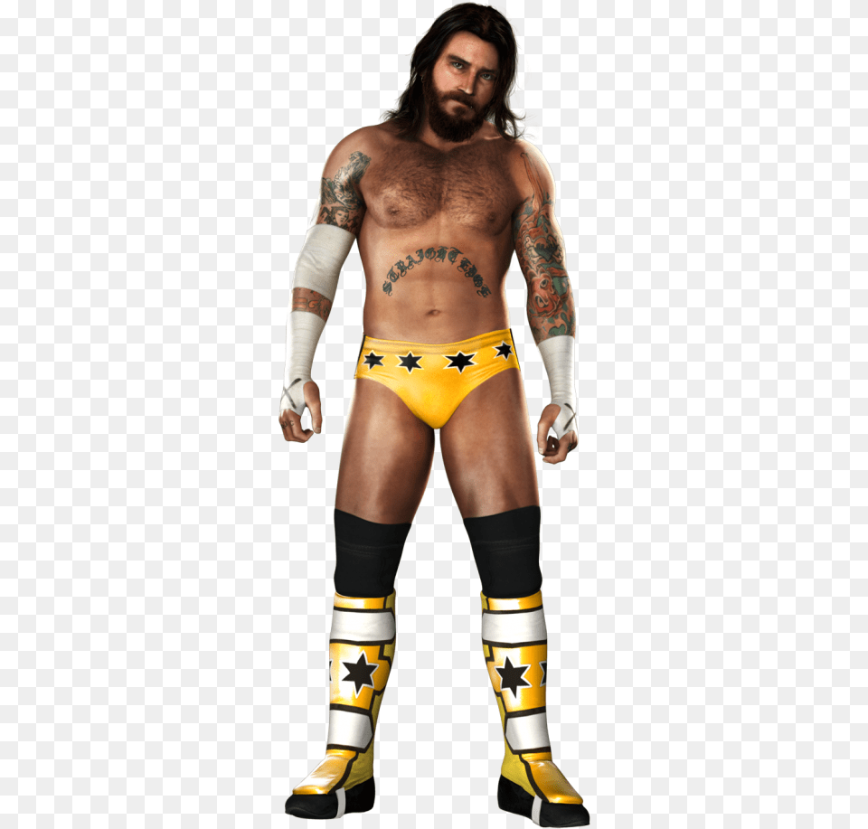 Cm Punk Smackdown Vs Raw 2011, Tattoo, Skin, Person, Adult Free Png