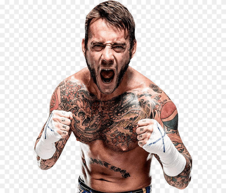 Cm Punk Volvi Al Podcast De Colt Cabana Y Respondi Cm Punk, Tattoo, Skin, Face, Head Free Png