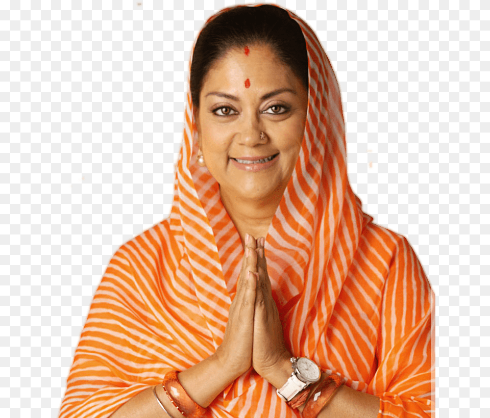 Cm Vasundhara Raje Photo Vasundhara Raje, Adult, Person, Female, Woman Png